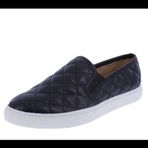 Black slip on sneaker, Steve Madden lookalike!
